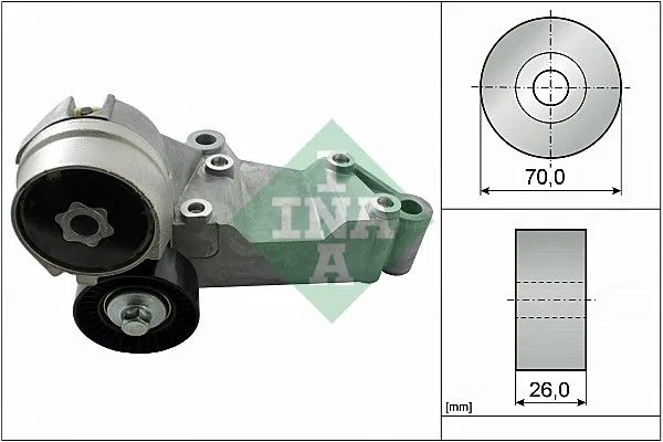 Feszítőkar, Hosszbordás Szíj - Schaeffler INA (534014610)