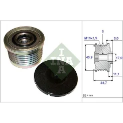 Generátor Szabadonfutó - Schaeffler INA (535008810)