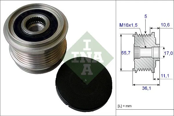 Generátor Szabadonfutó - Schaeffler INA (535016110)