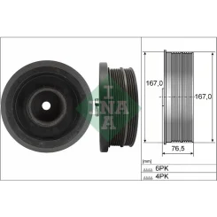 Szíjtárcsa, Főtengely - Schaeffler INA (544008210)