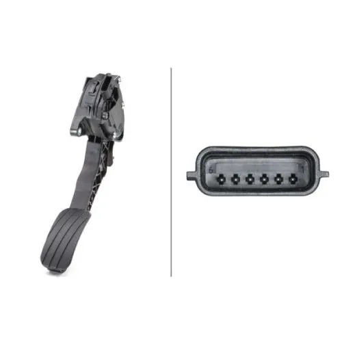 Érzékelő, Gázpedál Állás - HELLA (6PV009978-781)