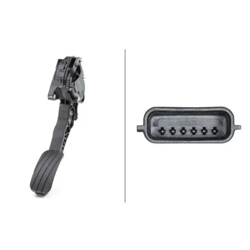 Érzékelő, Gázpedál Állás - HELLA (6PV009978-751)