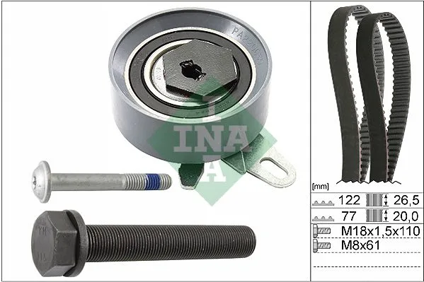 Fogasszíj Készlet - Schaeffler INA (530040610)