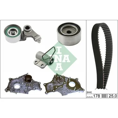 Vízpumpa + Fogasszíj Készlet - Schaeffler INA (530054331)