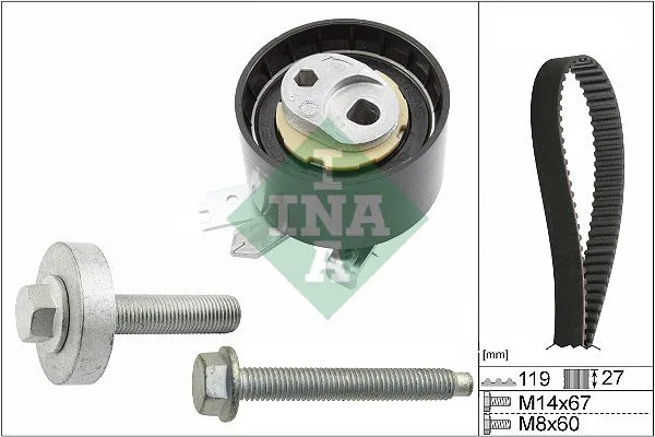 Fogasszíj Készlet - Schaeffler INA (530060710)