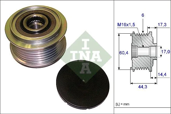 Generátor Szabadonfutó - Schaeffler INA (535020710)