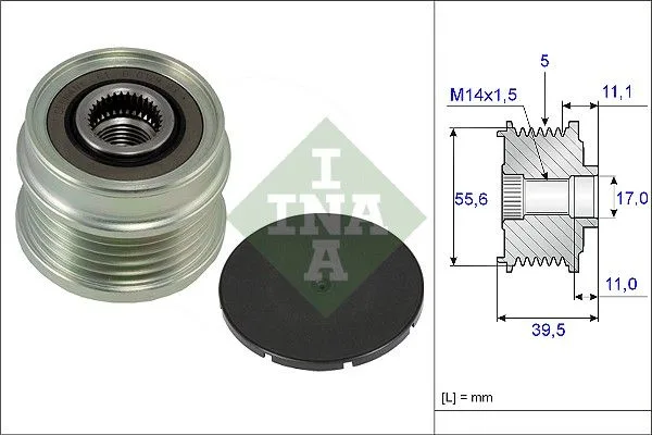 Generátor Szabadonfutó - Schaeffler INA (535021810)
