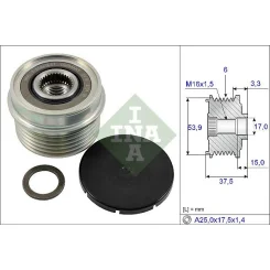 Generátor Szabadonfutó - Schaeffler INA (535022310)