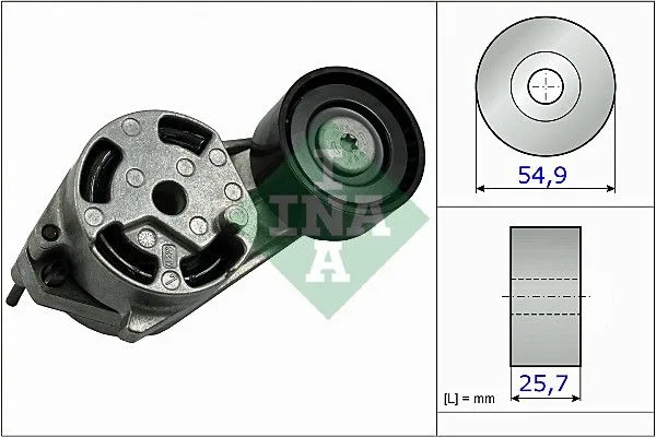 Feszítőkar, Hosszbordás Szíj - Schaeffler INA (534051610)