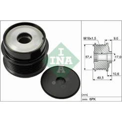 Generátor Szabadonfutó - Schaeffler INA (535018910)