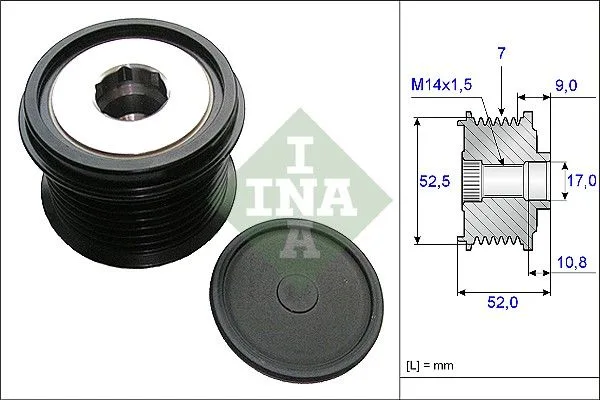 Generátor Szabadonfutó - Schaeffler INA (535020910)