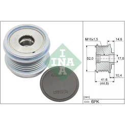 Generátor Szabadonfutó - Schaeffler INA (535034310)