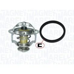 Termosztát, Hűtőfolyadék - MAGNETI MARELLI (TE0055)