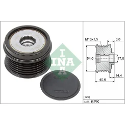 Generátor Szabadonfutó - Schaeffler INA (535033410)
