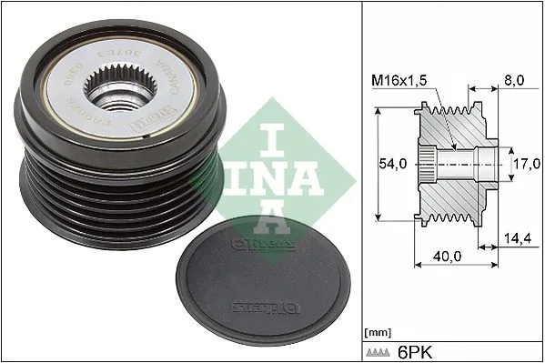 Generátor Szabadonfutó - Schaeffler INA (535033410)