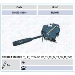 Kormányoszlop Kapcsoló - MAGNETI MARELLI (DJ0081)