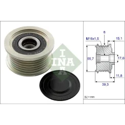 Generátor Szabadonfutó - Schaeffler INA (535024910)