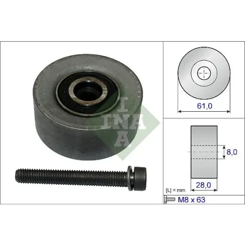 Szíjtárcsa/Vezetőgörgő, Fogasszíj - Schaeffler INA (532047210)