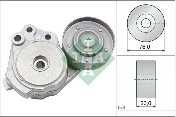 Feszítőkar, Hosszbordás Szíj - Schaeffler INA (534037410)