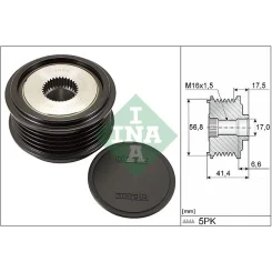 Generátor Szabadonfutó - Schaeffler INA (535007130)