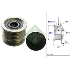 Generátor Szabadonfutó - Schaeffler INA (535016910)