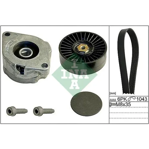 Hosszbordás Szíj Készlet - Schaeffler INA (529010210)