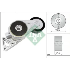 Feszítőkar, Hosszbordás Szíj - Schaeffler INA (533007630)