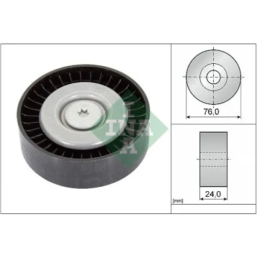 Szíjtárcsa/Vezetőgörgő, Hosszbordás Szíj - Schaeffler INA (532055810)