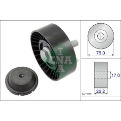 Szíjtárcsa/Vezetőgörgő, Hosszbordás Szíj - Schaeffler INA (532063210)