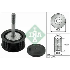 Szíjtárcsa/Vezetőgörgő, Hosszbordás Szíj - Schaeffler INA (532079310)