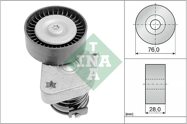 Feszítőkar, Hosszbordás Szíj - Schaeffler INA (534008130)