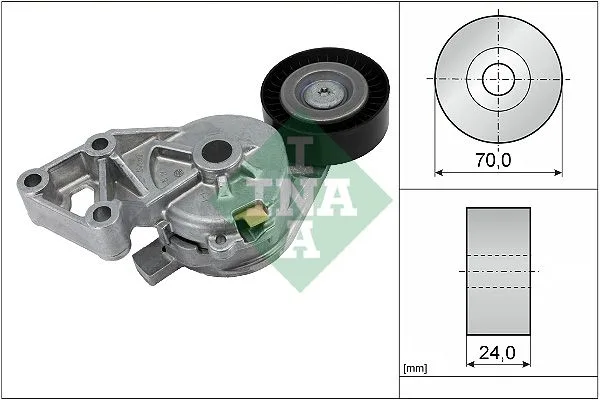 Feszítőkar, Hosszbordás Szíj - Schaeffler INA (534013230)