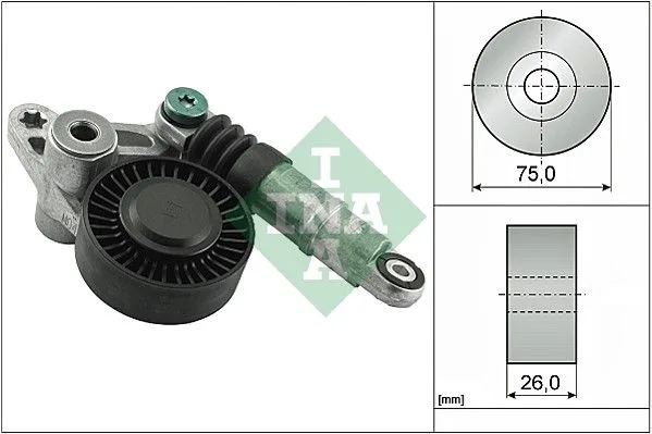 Feszítőkar, Hosszbordás Szíj - Schaeffler INA (534009810)