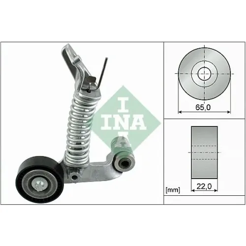 Feszítőkar, Hosszbordás Szíj - Schaeffler INA (534057410)