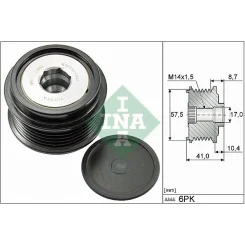 Generátor Szabadonfutó - Schaeffler INA (535028210)