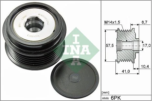 Generátor Szabadonfutó - Schaeffler INA (535028210)