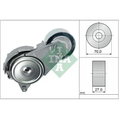 Feszítőkar, Hosszbordás Szíj - Schaeffler INA (534040810)