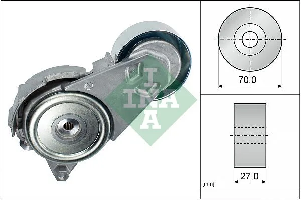 Feszítőkar, Hosszbordás Szíj - Schaeffler INA (534040810)