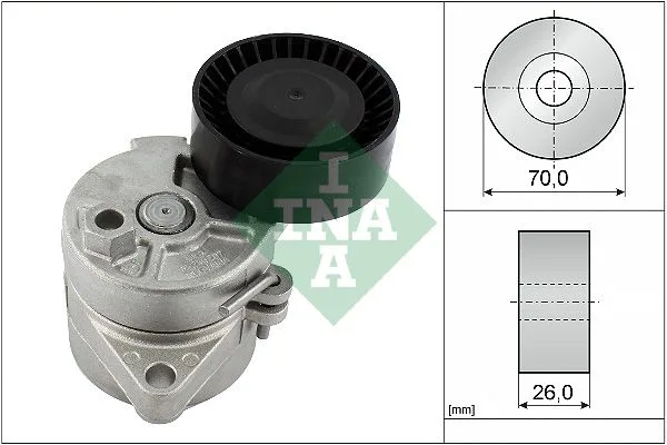 Feszítőkar, Hosszbordás Szíj - Schaeffler INA (534010410)