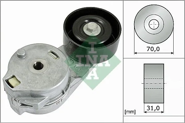 Feszítőkar, Hosszbordás Szíj - Schaeffler INA (534054810)