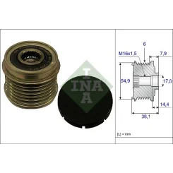 Generátor Szabadonfutó - Schaeffler INA (535017610)
