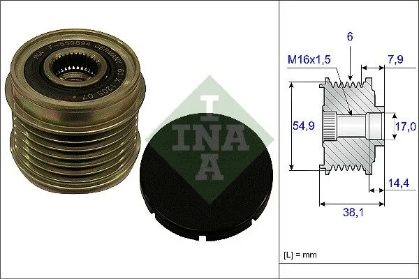 Generátor Szabadonfutó - Schaeffler INA (535017610)