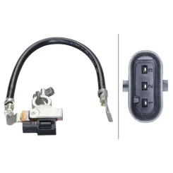 Érzékelő, Akkumulátor Management - HELLA (6PK010562-921)