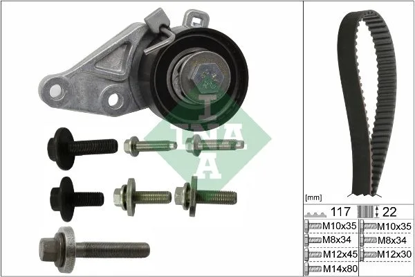 Fogasszíj Készlet - Schaeffler INA (530014010)