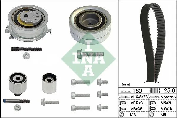 Fogasszíj Készlet - Schaeffler INA (530055010)