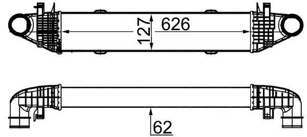 Töltőlevegő-Hűtő - MAHLE (CI359000S)