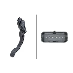 Érzékelő, Gázpedál Állás - HELLA (6PV009949-821)