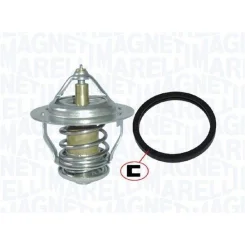 Termosztát, Hűtőfolyadék - MAGNETI MARELLI (TE0051)