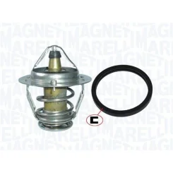 Termosztát, Hűtőfolyadék - MAGNETI MARELLI (TE0124)