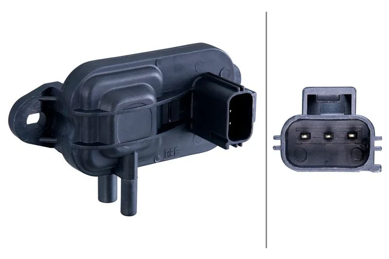 Érzékelő, Kipufogógáz-Nyomás - HELLA (6PP009409-271)